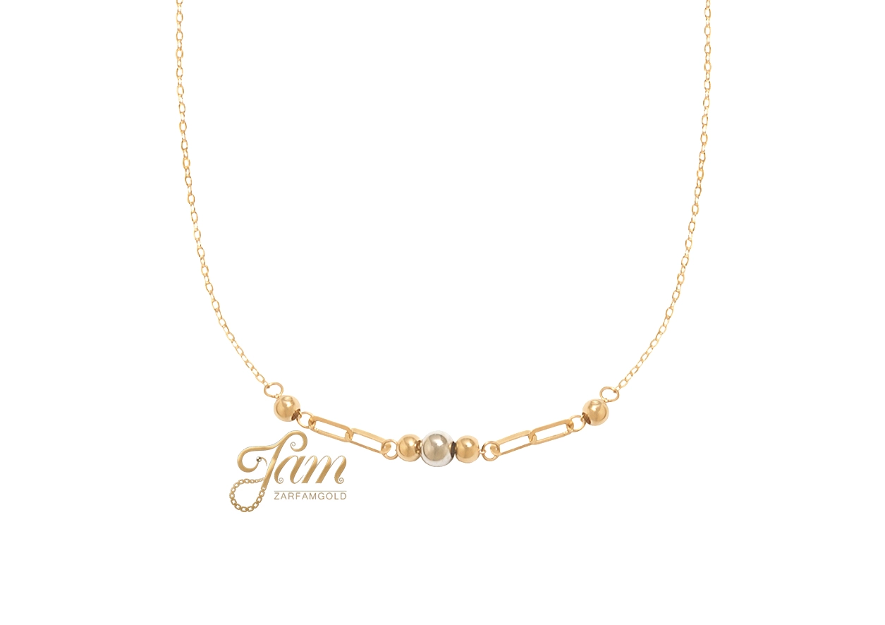 کاور گردنبند ایتالیایی گوی و هرمس ظریف