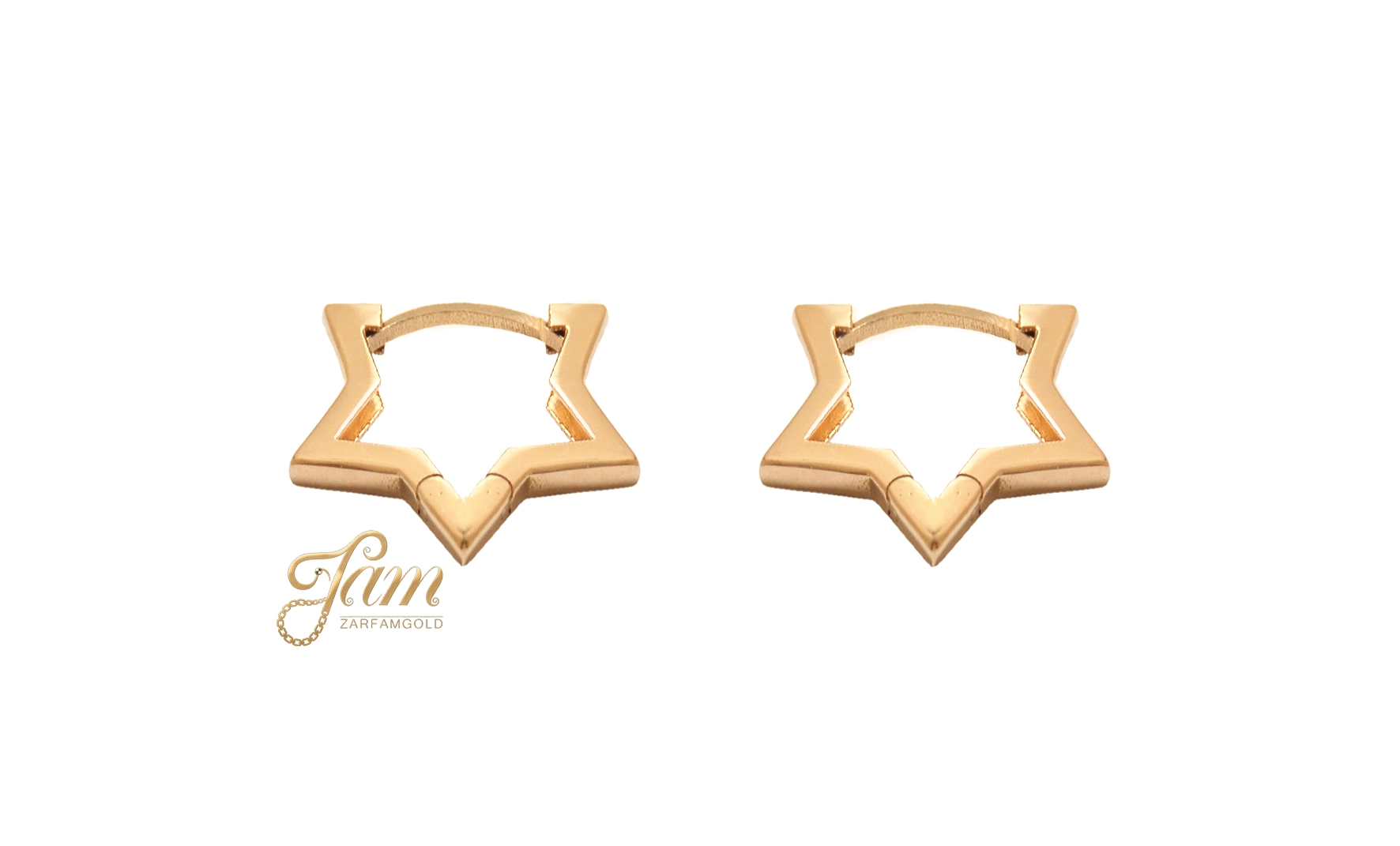 کاور گوشواره طرح ستاره ساده